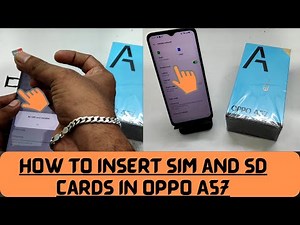 How to Insert sim and SD card in OPPO A57(2022)| Oppo A57 how to insert 2 SIM and SD card together