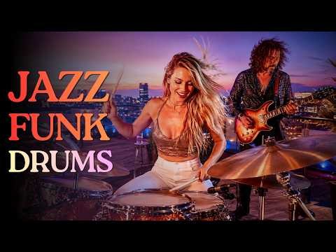 Jazz Funk Drums – Virtuoso Drum Grooves, Guitar & Sax | Late Night Lounge