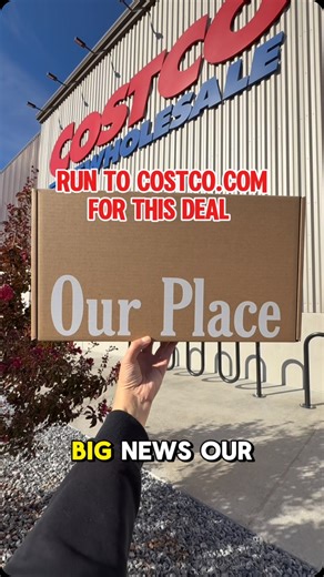 Alex | Costco New on Instagram: "🚨 Run to Costco.com for this deal - it’s @ourplace best one yet! This 8-piece Essentials Cookware Set is exclusively online and includes all the pieces you need: a fry pan, saucepan, sauté pan, stock pot, lids, and a bonus silicone liner 🙌 These are our favorite pans – nonstick, nontoxic, and oven-safe up to 450°F. Plus, they look SO good on your stovetop. I made eggs and they slid right off 🍳Costco member price: $159.99 – that’s $50 off and under $20 per piec