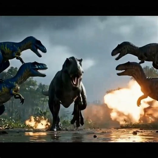 Epic Dinosaur Battle 🦖🔥 | 4k Animation #Dinosaur #Shorts