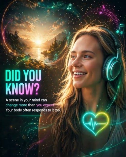 Your body responds to imagined scenes more than you’d expect. #nervoussystemsupport #notacourse