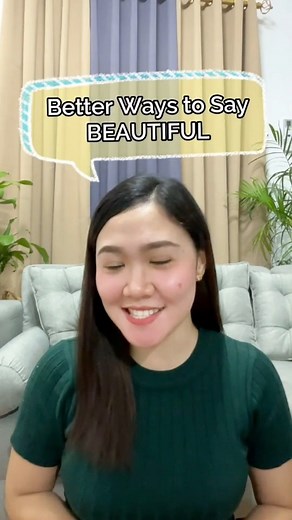 87K views · 3K reactions | Better ways to say: “BEAUTIFUL”  #otherwaystosay #alternative #expression #beautiful #learnenglishwithteacheraubrey #aubreybermudez #teacheraubrey #learnenglish #reels #fbreels #reelsvideo #reelsviral | Learn English with Teacher Aubrey | Facebook