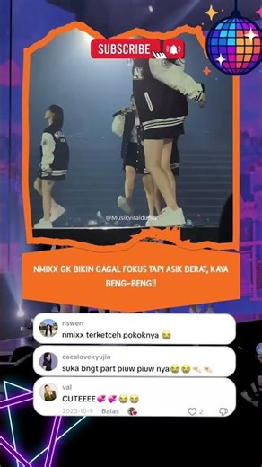 aksi panggungnya asik banget #music #nmixx #kpop