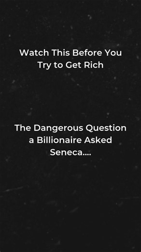 Why Being Rich is a Trap (According to Seneca) #ahigherpage #rich