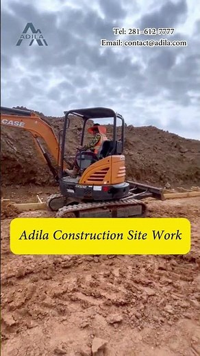 Custom Commercial Excavation Project in Houston | Adila Construction 🏗️#construction