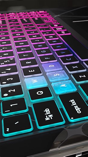 The "Cyborg" logo on the lid and keyboard area of Cyborg Series symbolizes the idea of Cyberpunk futurism: With bold translucent materials with exoskeleton totems on top, the thin gaming laptop glows Cyberpunk aesthetics while you game😎 https://msi.gm/S30DD213 | MSI Gaming