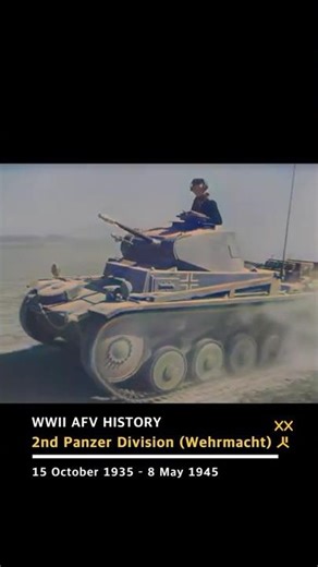 The story of the 2nd Panzer Division in the German Army, the Heer, during World War II #ww2 #tank