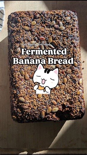 ✨ Fermented Banana Bread: Level Up Your Comfort Food! 🍌 Yes, you read that right! Fermenting your banana bread batter isn't just a fun experiment; it's a game-changer. Here's why you should try it: Better Digestion: The fermentation process helps break down starches, making it easier on your gut. Deeper Flavor: It develops a subtle, tangy complexity that regular banana bread just can't match. Moisture Lock: It results in an incredibly tender and moist loaf! ⏳ I let my batter ferment! Tag a frie