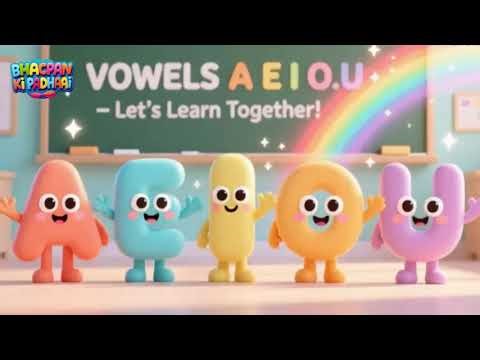 Vowels for Kids | A E I O U | Learn Vowel Sounds with Pictures | Easy Phonics Video