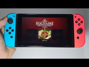 Solitaire Deluxe Bundle - 3 in 1 | Nintendo Switch handheld gameplay