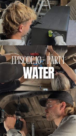 𝗕𝘂𝗶𝗹𝘁 𝟮 𝗚𝗼 | 𝗩𝗮𝗻𝗯𝘂𝗶𝗹𝗱 + 𝗩𝗮𝗻𝗹𝗶𝗳𝗲 🛠️🚐🌳 on Instagram: "𝗧𝗵𝗶𝘀 𝗶𝗱𝗲𝗮 𝗵𝗼𝗹𝗱𝘀 𝘄𝗮𝘁𝗲𝗿 💧🚐 Space is really precious in a van. That’s why we decided to mount our water tanks underneath the van, freeing up valuable space inside without sacrificing comfort or functionality. Our setup includes a 64L grey water tank and a 96L fresh water tank, both fully prepped with the right fittings, solid mounting and frost protection. We also insulated the tanks with Armaflex for 