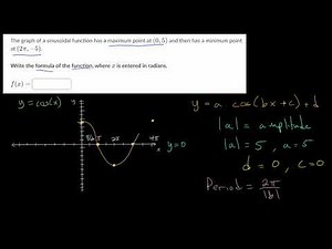 Construct Sinusoidal Functions: Example
