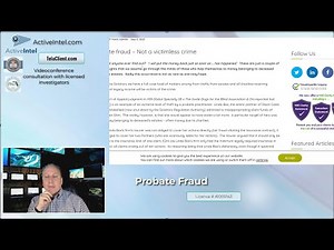 Probate Fraud Investigations