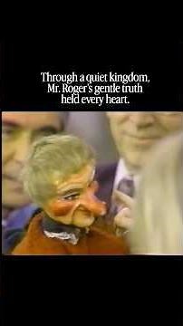 Mr. Rogers and his puppets with Cher and her children.