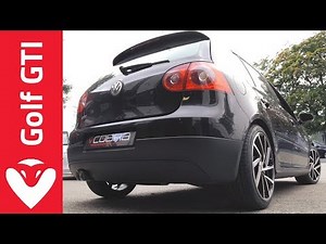 VW Golf GTI MK5 Resonated Cat Back Performance Exhaust by Cobra Sport