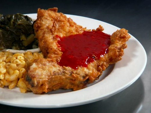Deep-Fried Pork Chops with Sweet and Spicy Red Pepper Jelly