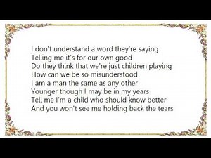Gilbert O'Sullivan - They've Only Themselves to Blame Lyrics
