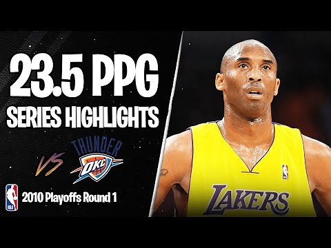 Kobe Bryant Full Series Highlights vs Oklahoma City Thunder | 2010 Playoffs First Round | 23.5 PPG!