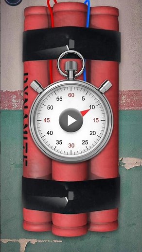 Time Bomb Countdown 9 to 0 with Voice | Intense Timer #timebomb #timer #shorts #10seconds