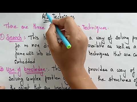 AI techniques | Search, Knowledge & Abstraction | Artificial intelligence | Lec-42 | Bhanu Priya
