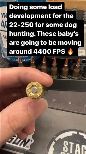 Little 22-250 load work up! Stay tuned to see how they shoot!!