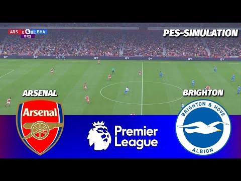 LIVE 🔴| Arsenal vs Brighton - English Premier League | PES 21 Simulation