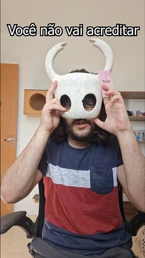 The HANDCRAFTED Hollow Knight Mask!