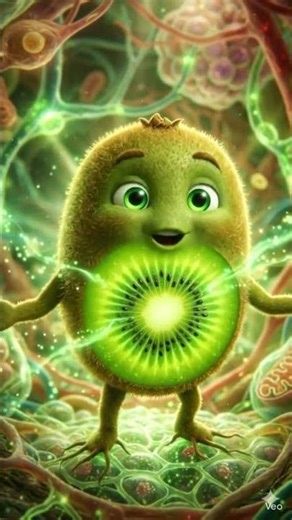 Kiwi 🥝 Became ALIVE! | Healthy AI Animated Fruit Character 🔥#shorts #youtube #kiwi #fyp