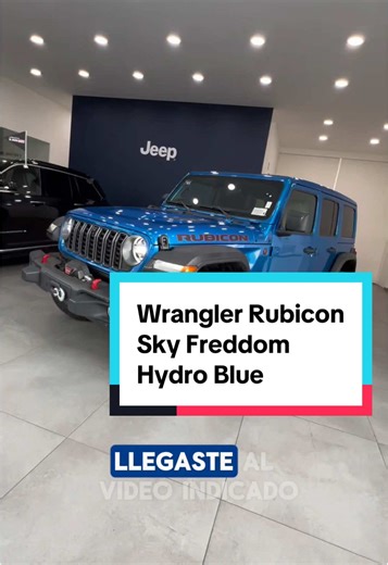Consigue tu Jeep Wrangler Rubicon Sky-Freedom Hydro Blue 2024 en México