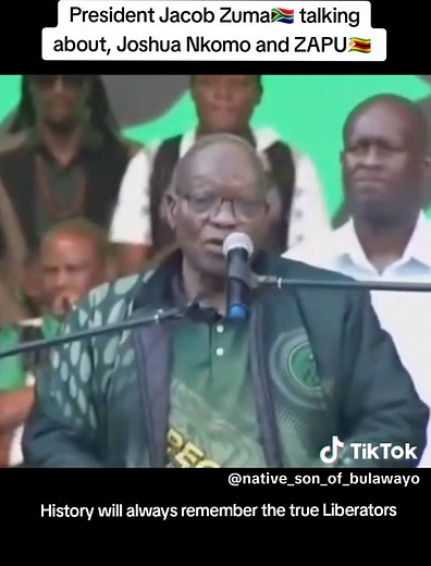 President Zuma talking about Joshua Nkomo and ZAPU. #bulawayotiktok #Zimbabwe #zulutiktok #jacobzuma #zuma #Kzn #Mkparty #tiktoksa #southafrica #Anc #africanhistory