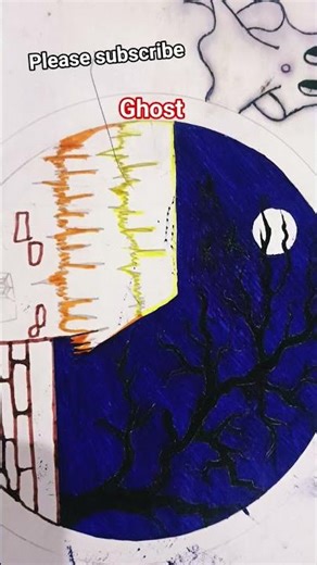 how to draw horror drawing#horror ghost