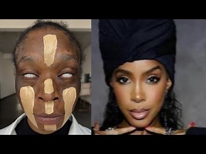 Makeup Transformation Kelly Rowland Plastic Surgery 😳🔥 #makeuptutorial