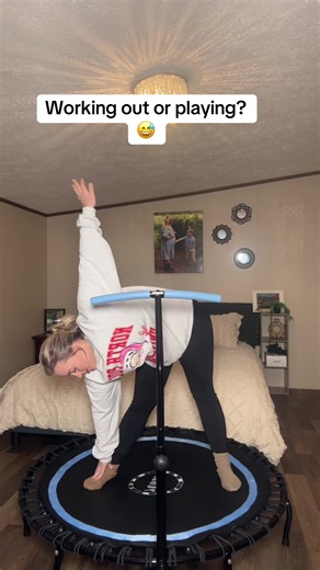I don’t have time for the gym, but I do have 10 minutes at home. This rebounder makes it easy to move your body without killing your knees. Quiet, sturdy, folds up, and honestly way more fun than walking in place. #rebounder #rebounderworkout #easyworkout #lowimpactworkout #newyearnewme