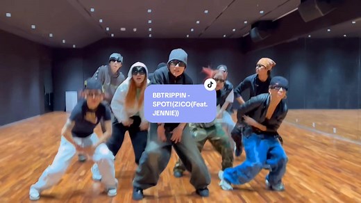 BBTRIPPIN - SPOT! ZICO Feat. JENNIE Dance Practice Tutorial