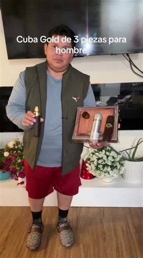 Set de regalo Cuba Gold de 3 piezas para hombre#cubagold#cuba#perfume