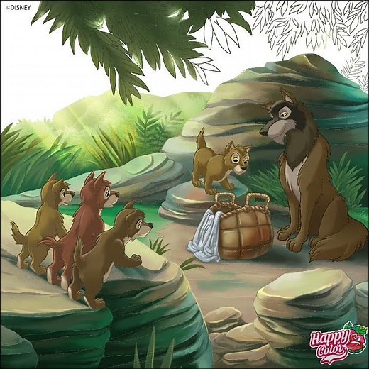 Pack of Wolves Jungle Book