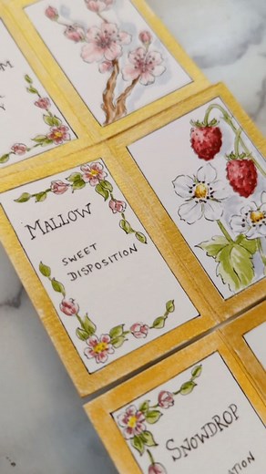 1.7K views · 37 reactions | A little weekend project that's turned into a two, possibly three weekend project....One day it might become a miniature book. It all depends on whether or not I can stay interested long enough! #lifeinminiature #thelanguageofflowers #creativeplay | Theodora Gould Designs | Facebook