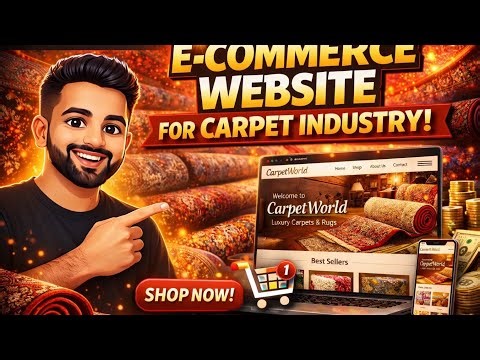 E-Commerce Website design using react js