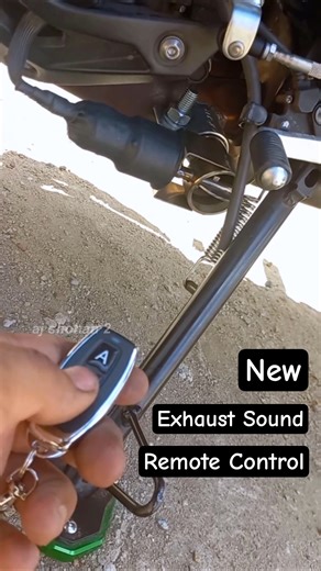 New Modified Bike Silencer Pipe Remote Control Sound Changer #shorts #bike #exhaust #newtoyou #all