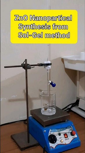 ZnO Nanoparticles Synthesis #Sol-Gel method #research #instrumental #drsbphysics #ytshorts #shorts