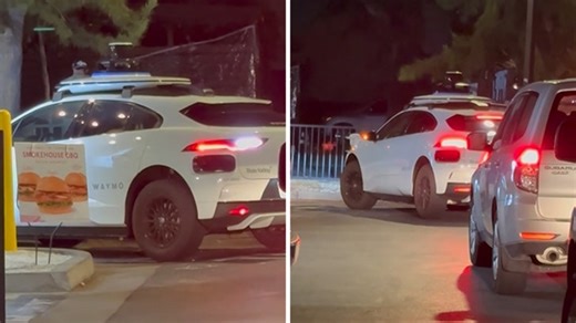 Waymo Driverless Taxi Gets Stuck in Chick-fil-A Drive-Thru, on Camera