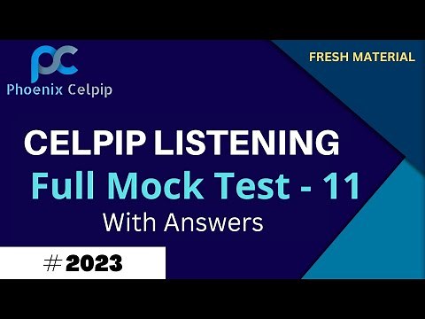 Celpip Listening Test - 11 With Answers | Celpip Listening Full Mock Test | Phoenix Celpip