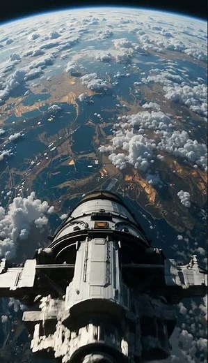 🌍 Mesmerizing Earth View from Space | Satellite Captures Stunning Footage! #shorts