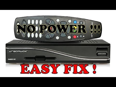 DREAMBOX 500 HD SATELLITE RECEIVER NOT TURNING ON PROBLEM SOLUTION