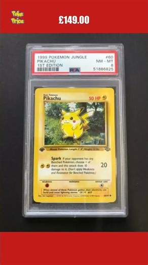 1999 Jungle Pikachu 1st Edition #60/64 PSA 8 Red Cheeks Pokemon Card 60 BARGAIN*