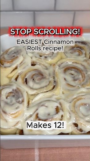 DELICIOUS Homemade Cinnamon Rolls!