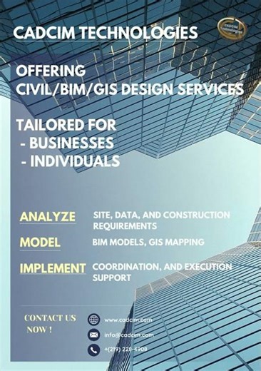 Looking for expert solutions in Civil Engineering & BIM? #bim #CADCIM #engineeringservices