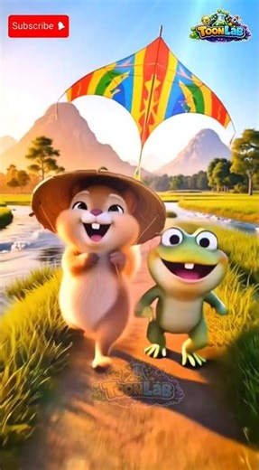 Squirrel Falls with a Kite! 😱🪁#Shorts #YouTubeShorts #ViralShorts #TrendingShorts