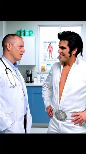 ELVIS Back in the building! 😱 #doctorjokes