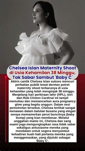 Chelsea Islan Maternity Shoot di Usia Kehamilan 38 Minggu, Tak Sabar Sambut 'Baby C' #ChelseaIslan